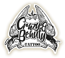 Crazy & Beauty Tattoo Logo